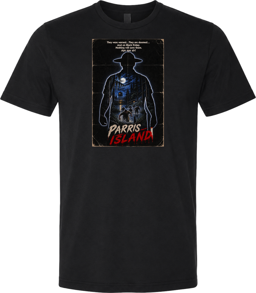Parris Island - Black T Shirt