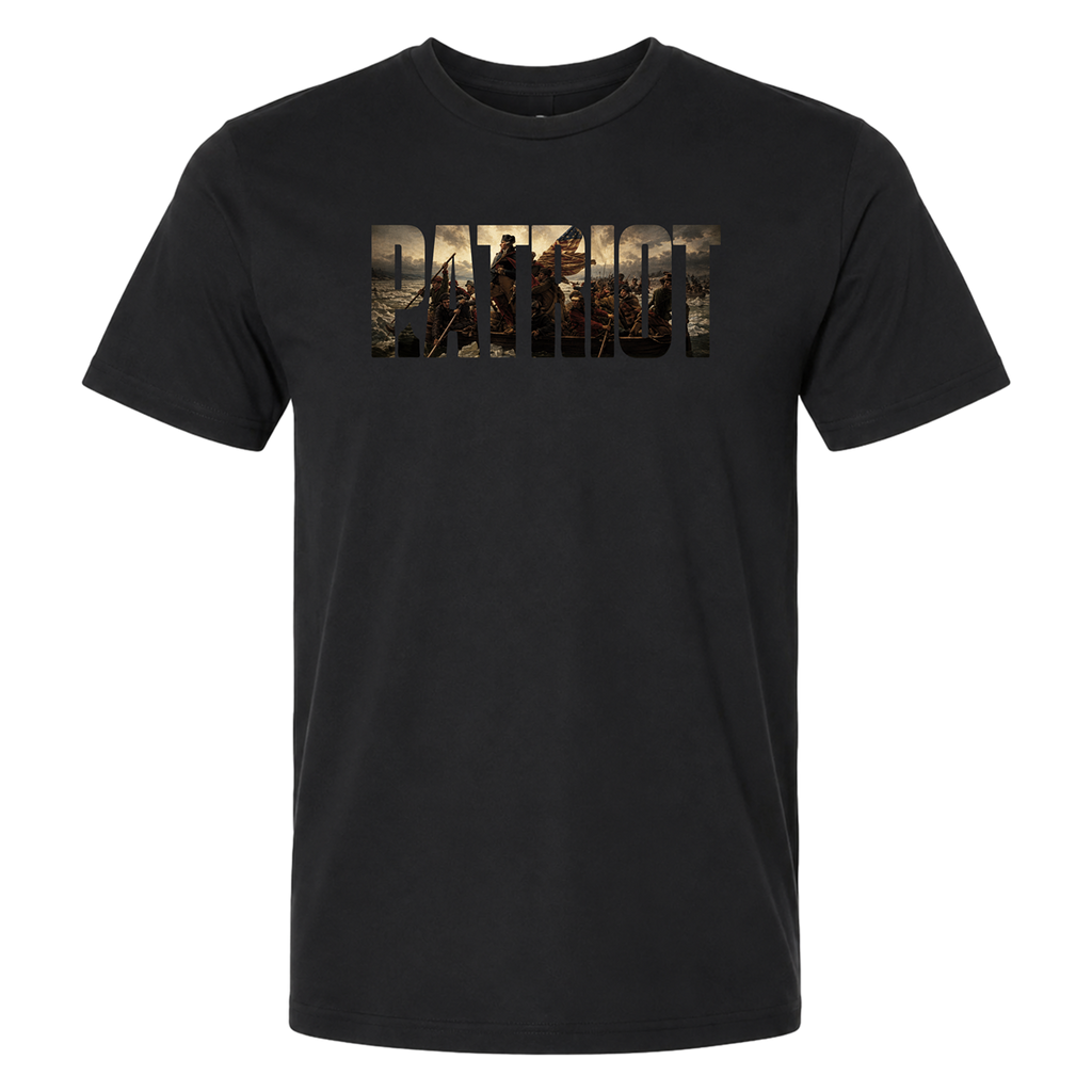Patriot Crossing of the Delaware - Black T Shirt