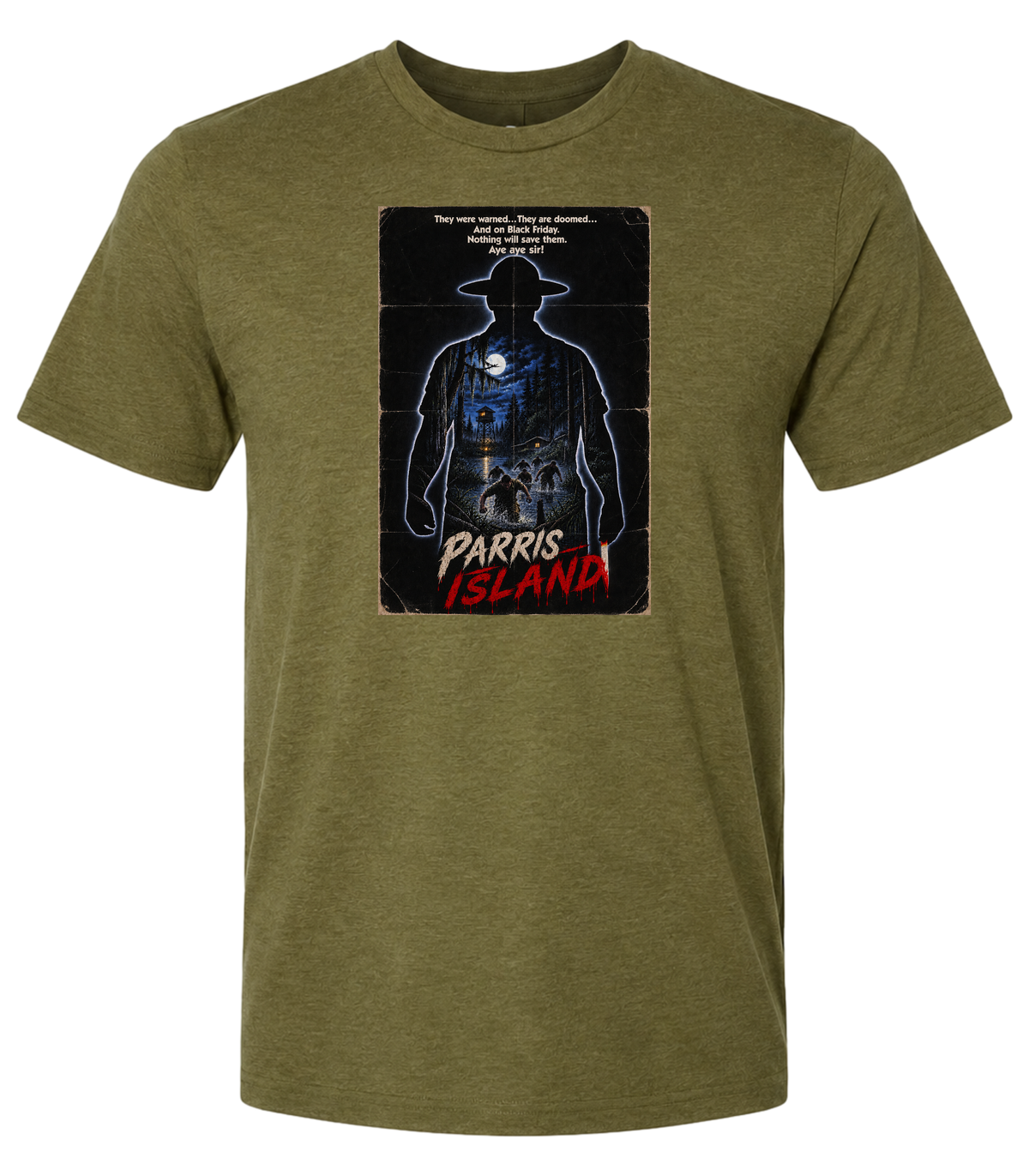 Parris Island - Green T Shirt