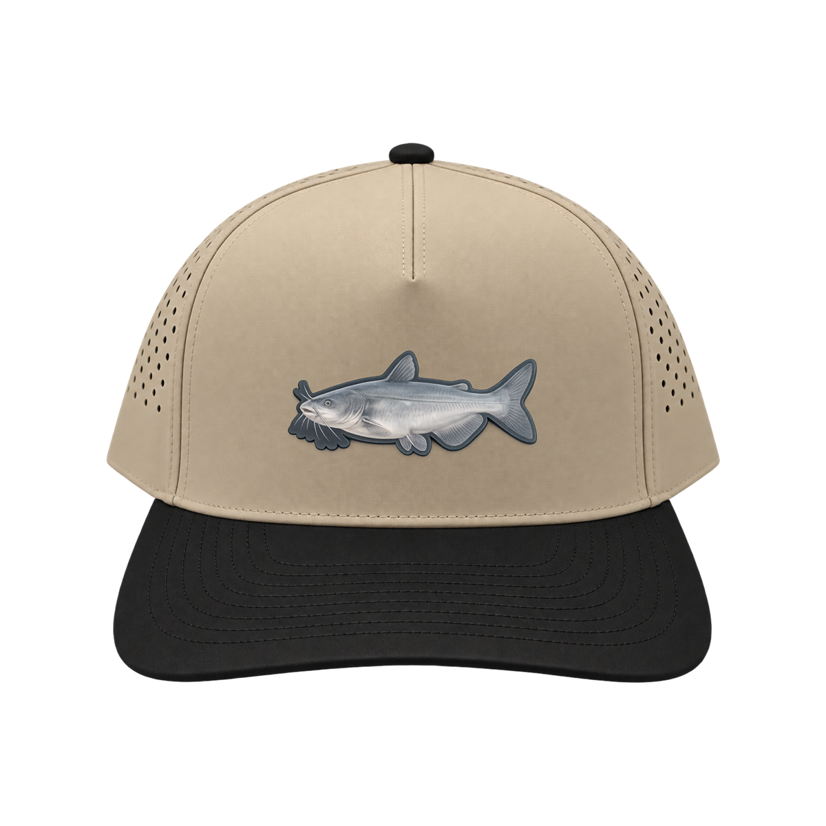 Blue Catfish - Tan/Black Bill Hat