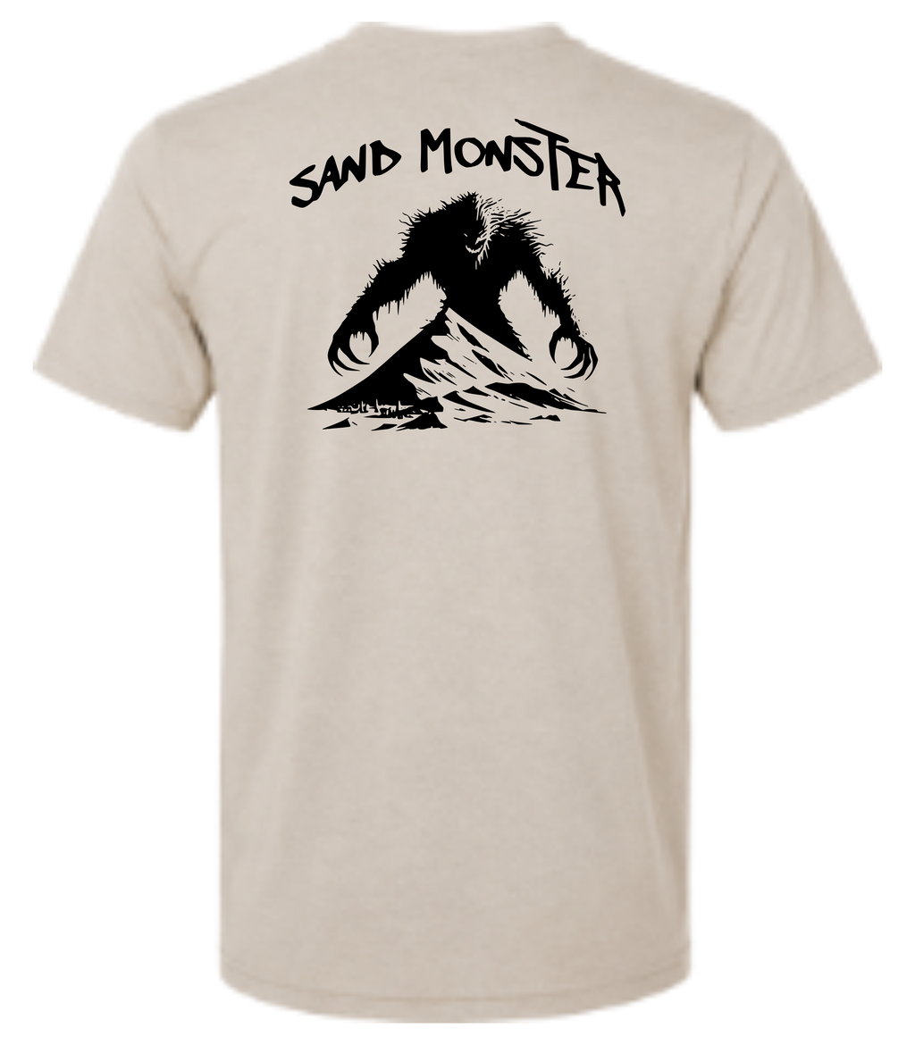The Sand Monster – Tan T Shirt