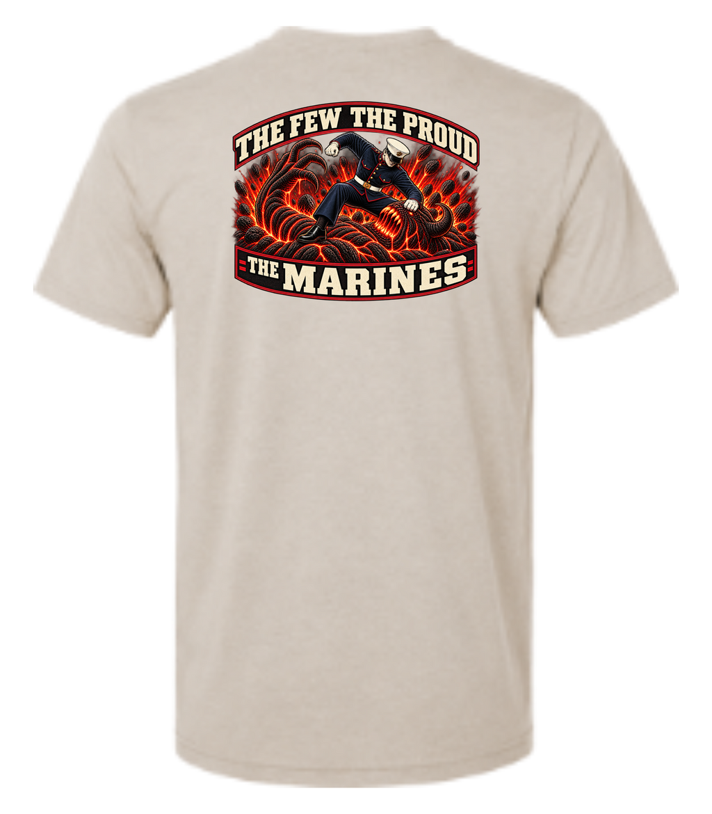 The Few. The Proud. The Marines. – Tan T Shirt