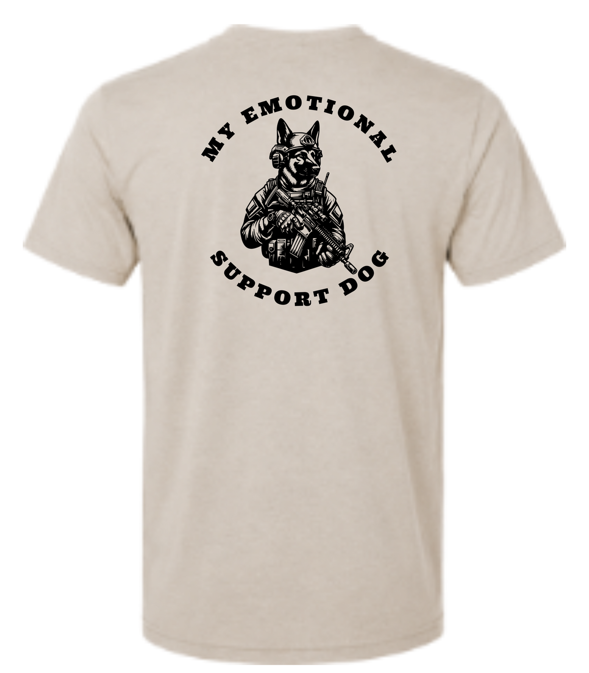 Emotional Support Dog – Tan T Shirt