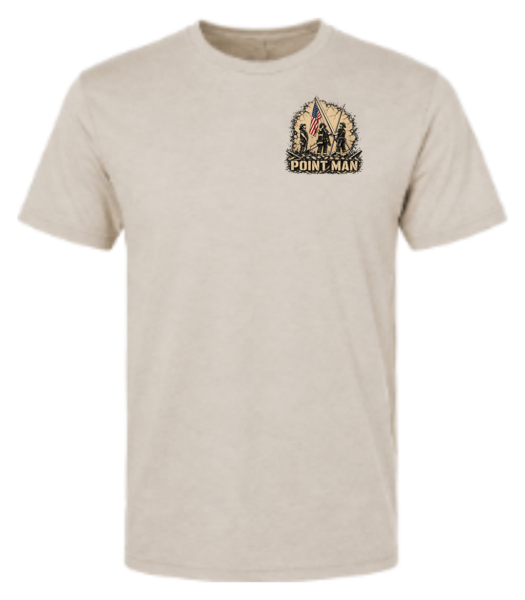 Frequent Flyer – Tan T Shirt