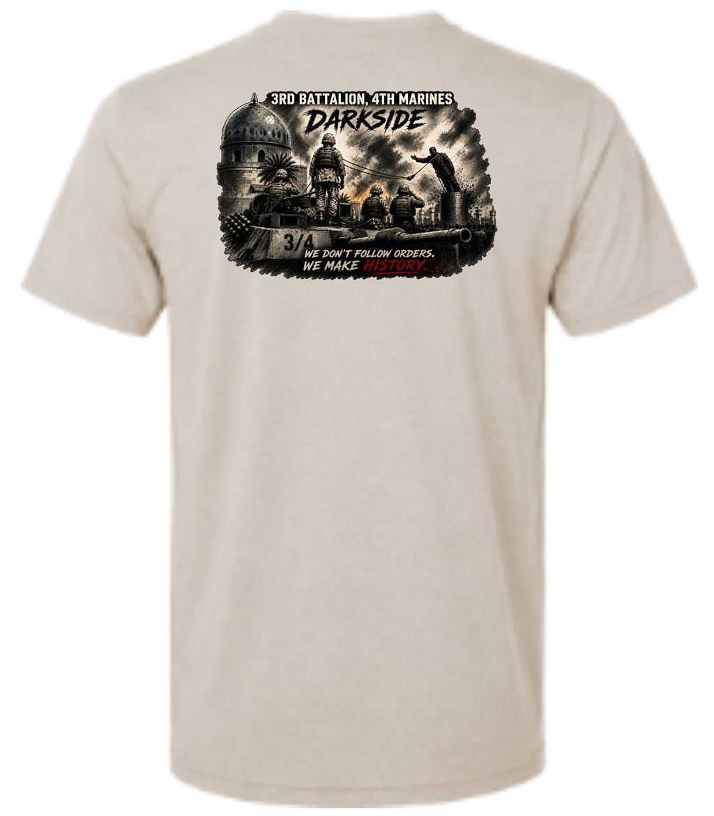 Darkside to Baghdad Tee - Tan