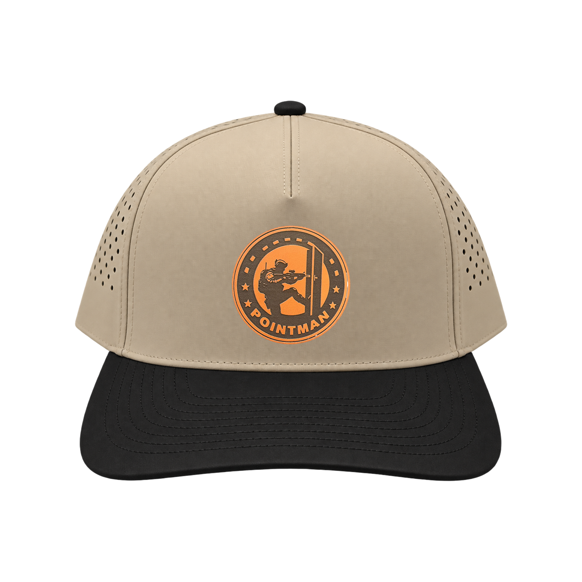 Point Man Door Kicker - Tan/Black Bill Hat